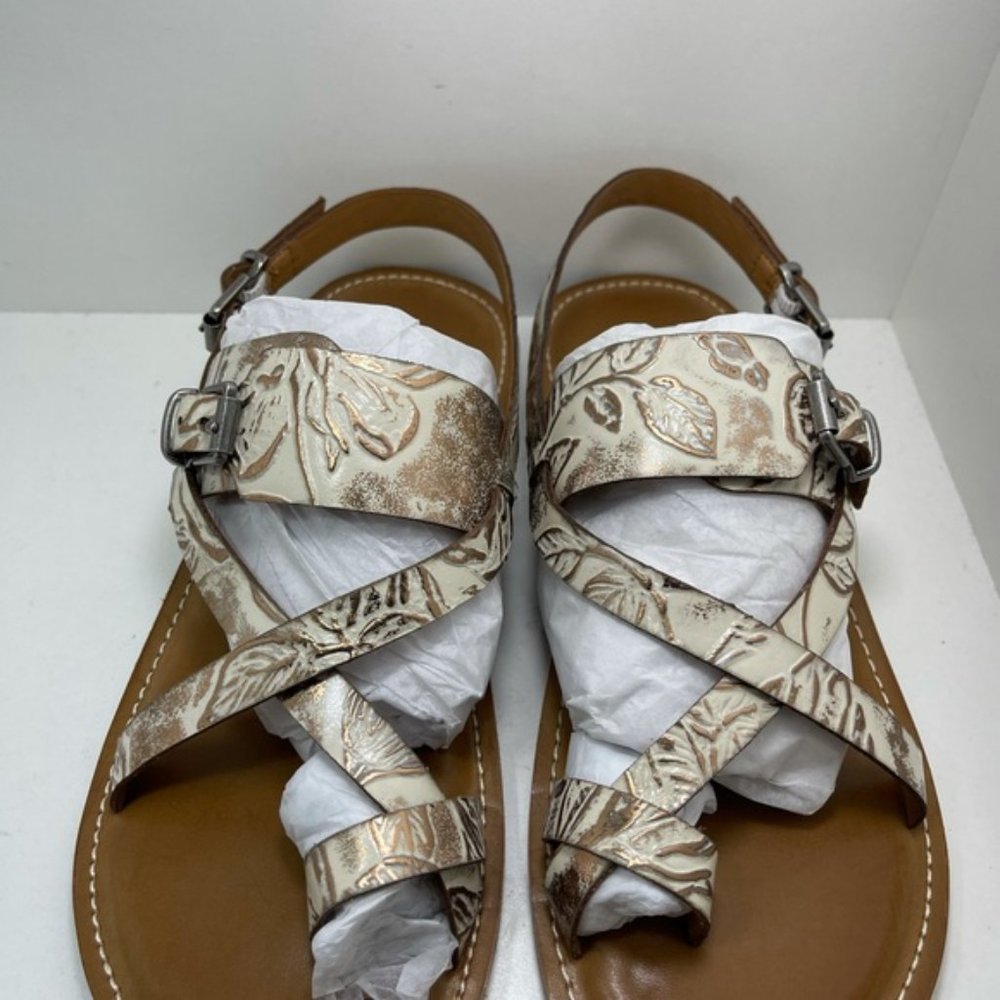 BNIB Patricia Nash Fidella Natural White Sandals Various sizes